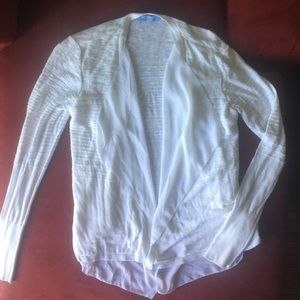 Vera Wang Simply Vera White Cardigan